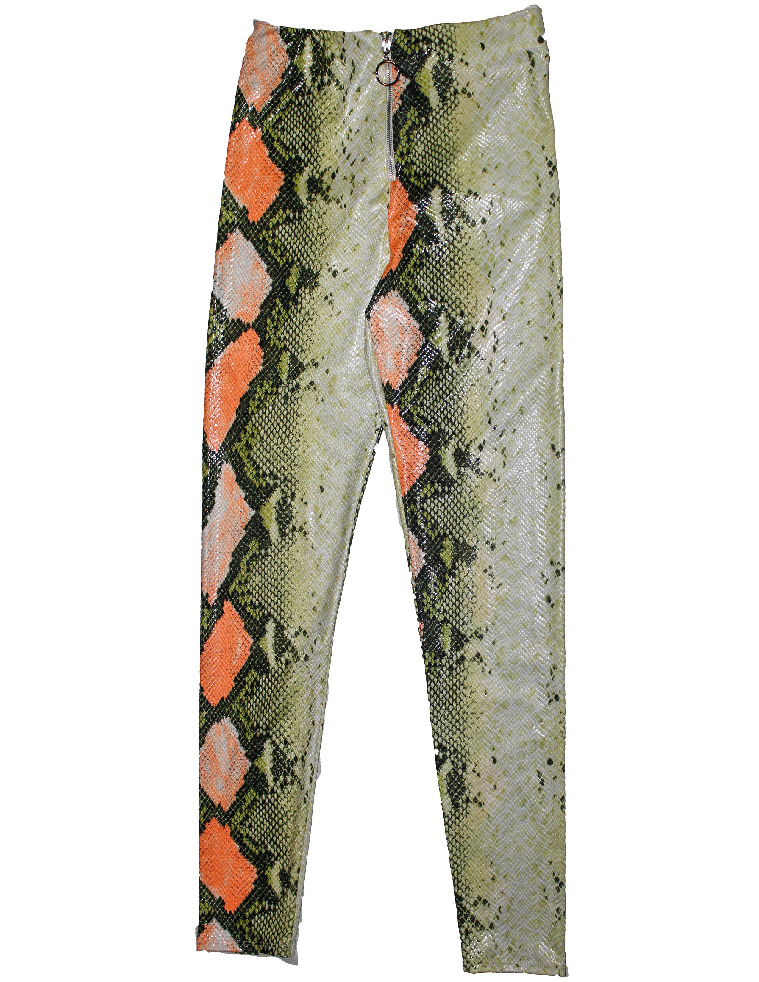 Constrictor Orange and Lime Pants
